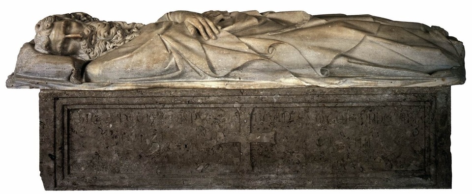 The statue of St Simeon by Marco Romano, San Simeone Grande, Venice