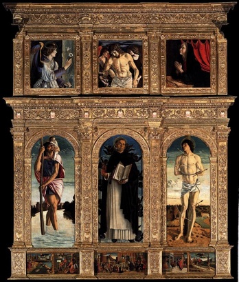 San Vincenzo Ferrer Polyptych by Giovanni Bellini, Venice
